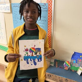 Les élèves de la classe 5B ont fait preuve de créativité et d’imagination pour créer… leur propre île de valeurs!